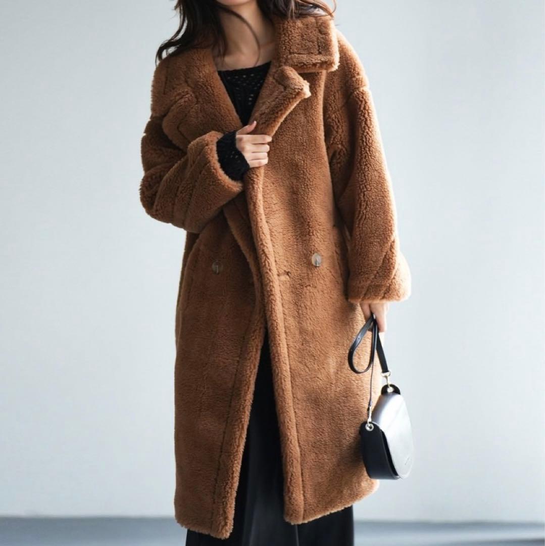 SAISON DE PAPILLON ボア　テディベア　コート