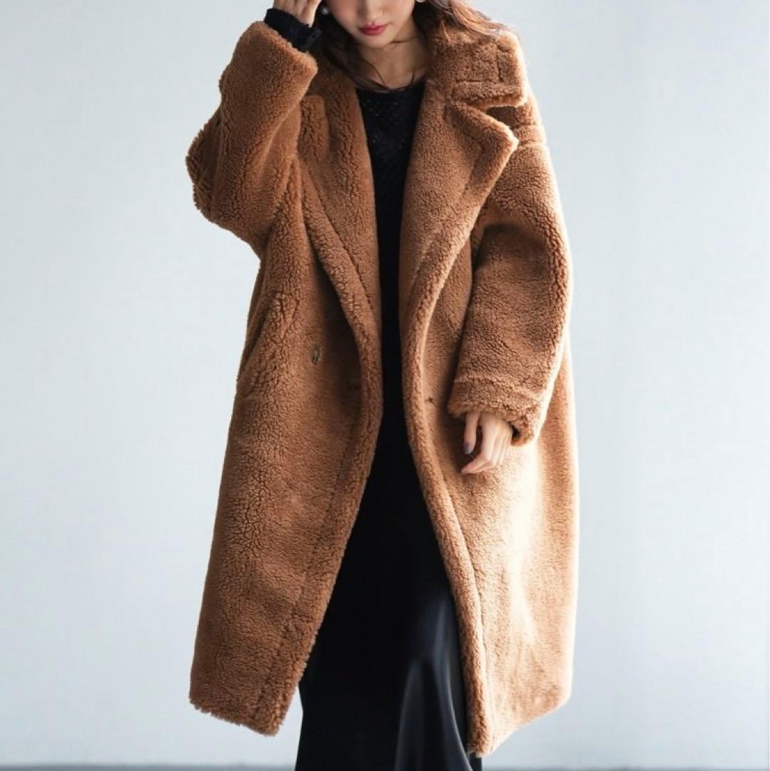 SAISON DE PAPILLON ボア　テディベア　コート