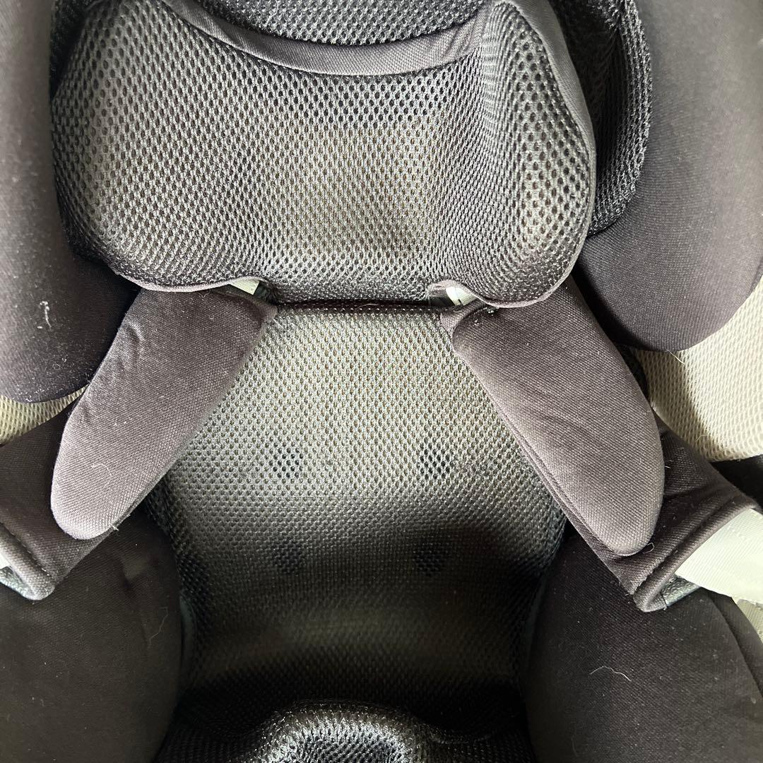 美品）エールべべ クルットNT プレミアムW 回転式 シートベルト固定式