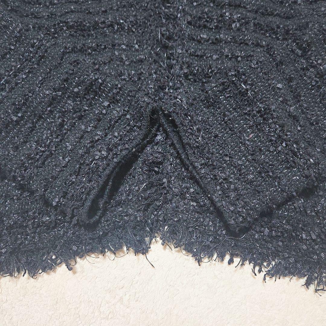 ソージュ　ツイードライクニットジャケット