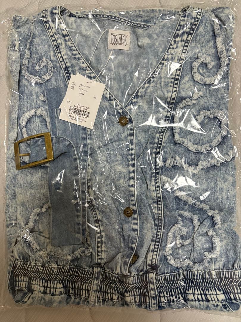 【tostalgic clothing】デニムロンパース 新品未使用