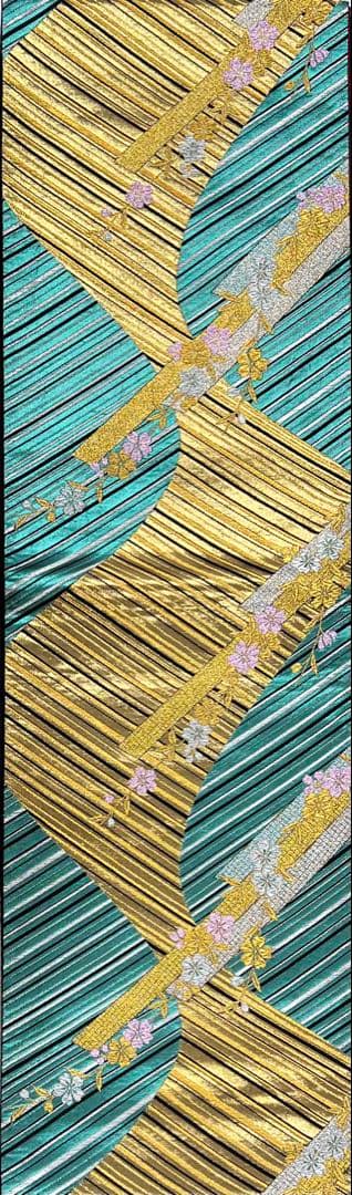 小柄な方に♪ 振り袖　フルセット　長襦袢付　成人式　金彩加工　刺繍入　724