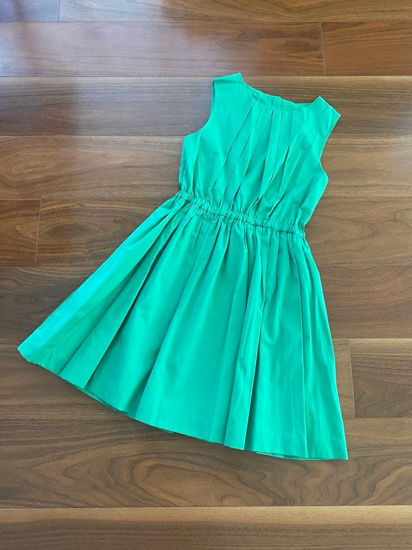 Jacadi ジャカディ140 タックフレアーワンピース