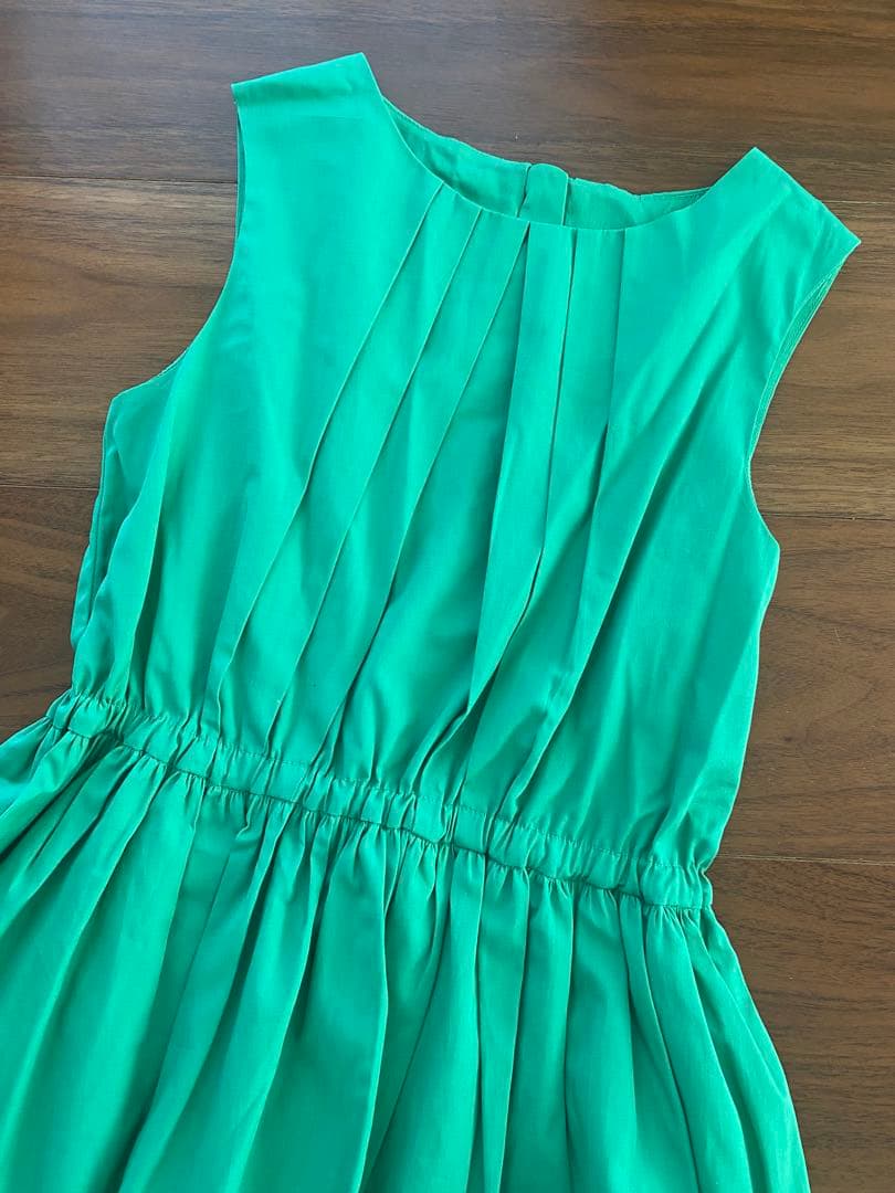 Jacadi ジャカディ140 タックフレアーワンピース