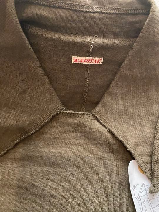 kapital コットンジャージピーコート