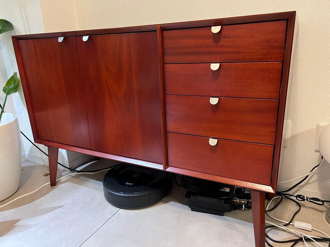 マホガニー　キャビネット　110cm