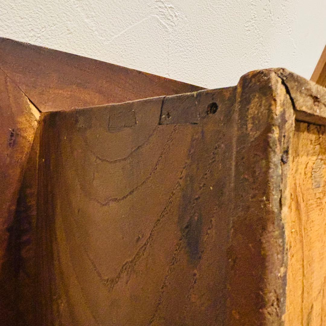 大正浪漫 和製アンティーク 火鉢 囲炉裏 櫻無垢 職人手作り 古民家インテリア