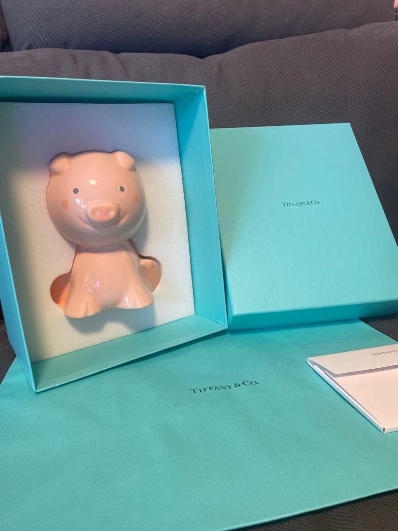 新品未使用 ★Tiffany貯金箱★箱、袋つき