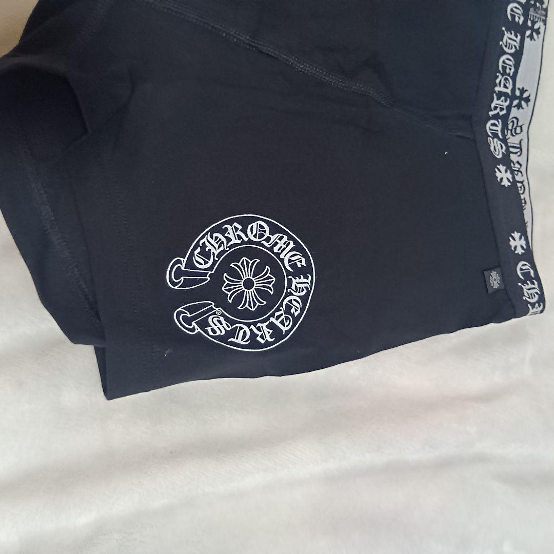 【新品】 Chrome Hearts ショート ボクサー ブリーフ 黒×白 L