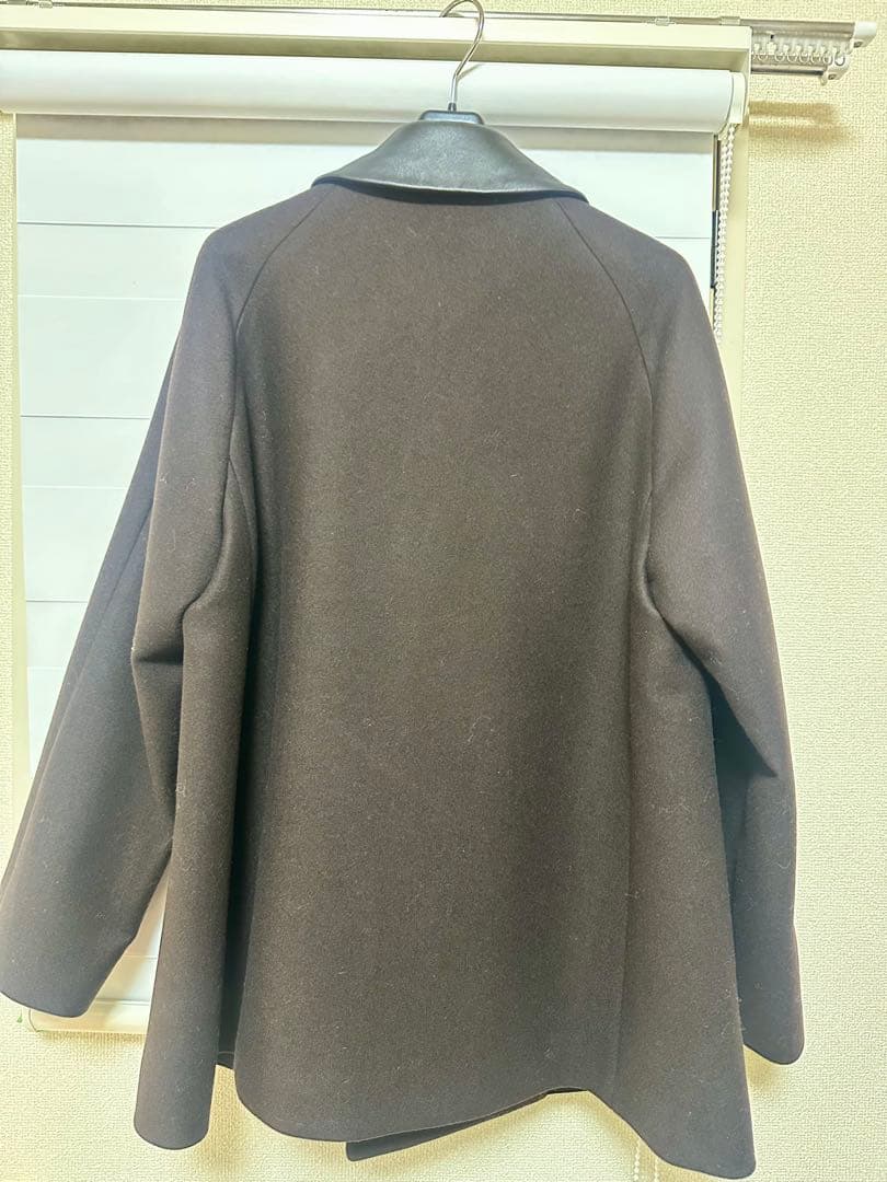 Edition Super120’sライトメルトンショートコート ブラウン34