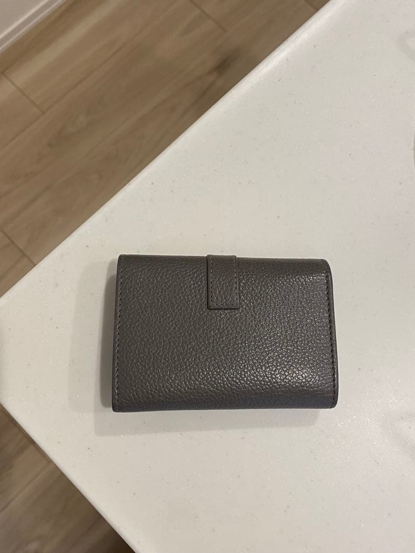 SAINT LAURENT グレー レザー キーケース