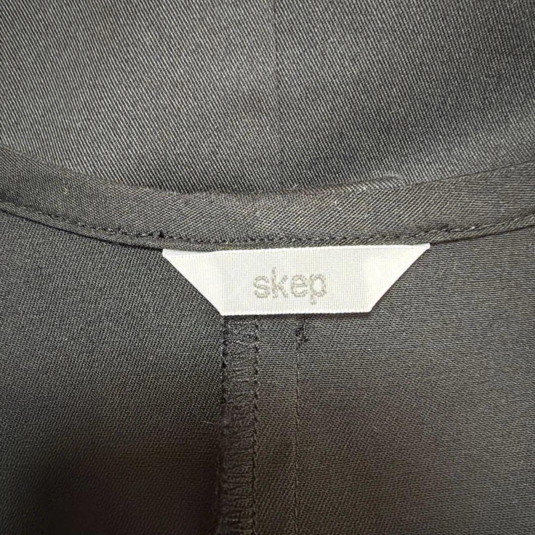 美品 SKEP skep 変形ショートブルゾン黒