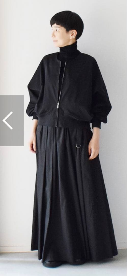 美品 SKEP skep 変形ショートブルゾン黒