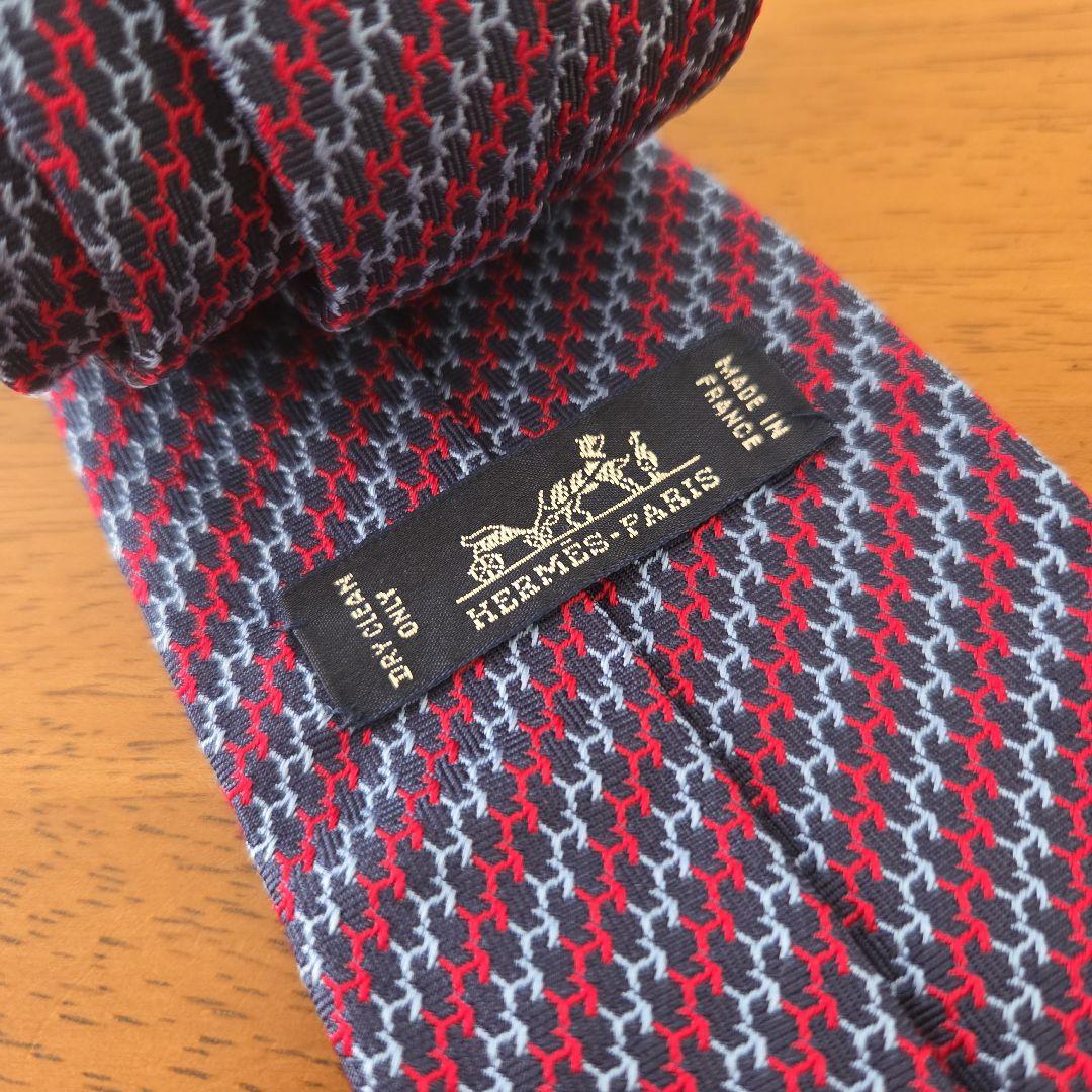 buruaaaaaaaa様　HERMES　H柄　ストライプ ネクタイ