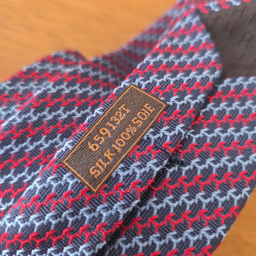 buruaaaaaaaa様　HERMES　H柄　ストライプ ネクタイ