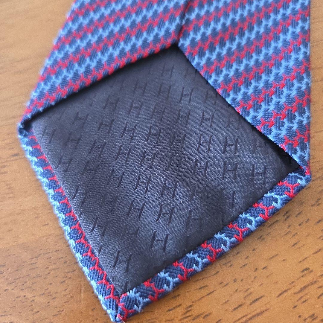 buruaaaaaaaa様　HERMES　H柄　ストライプ ネクタイ