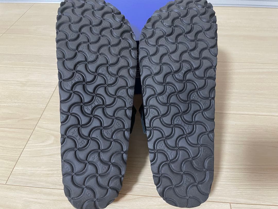 ビルケンシュトック ボストン ナチュラルレザー ナロー 41 ブラック