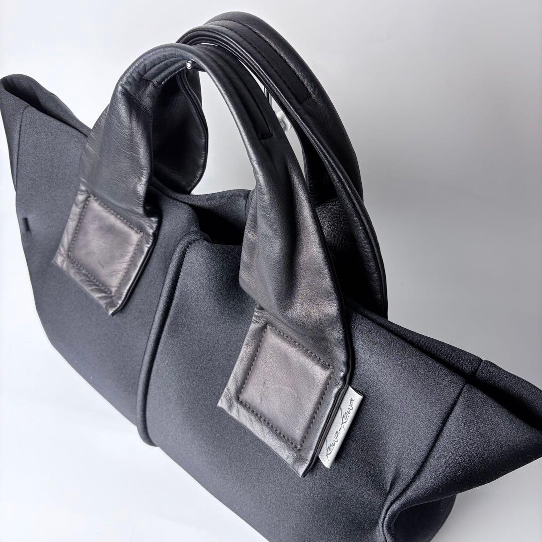 【美品】kawakawaカワカワwetウエットトートバッグMサイズブラック