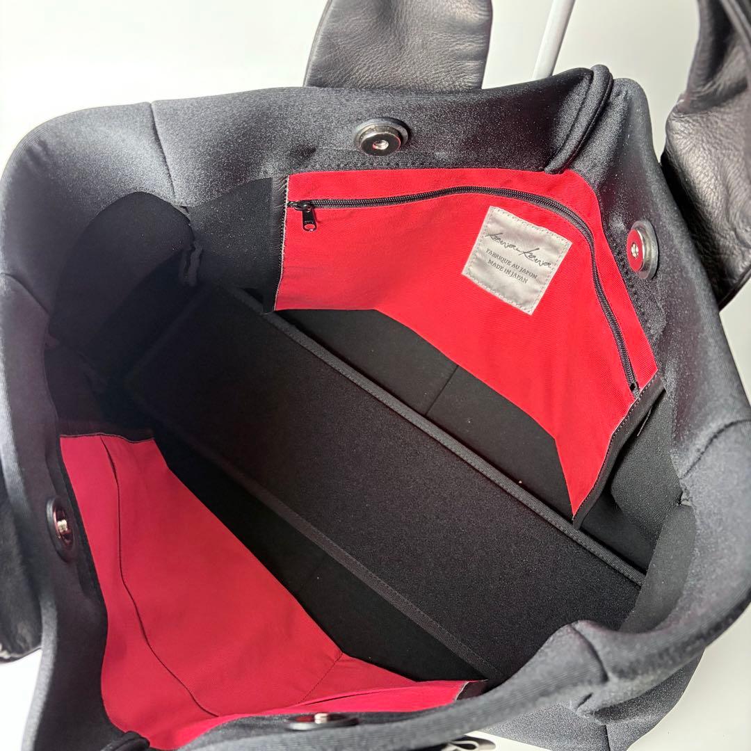 【美品】kawakawaカワカワwetウエットトートバッグMサイズブラック