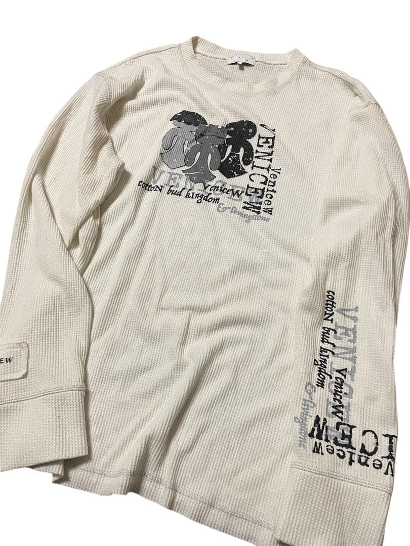 veniceW ベニスW サーマル 長袖カットソー y2k