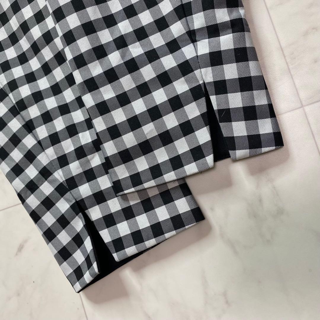 美品✨JENNE ジェンヌ　ライナー付きフレアトレンチコート　ギンガムチェック