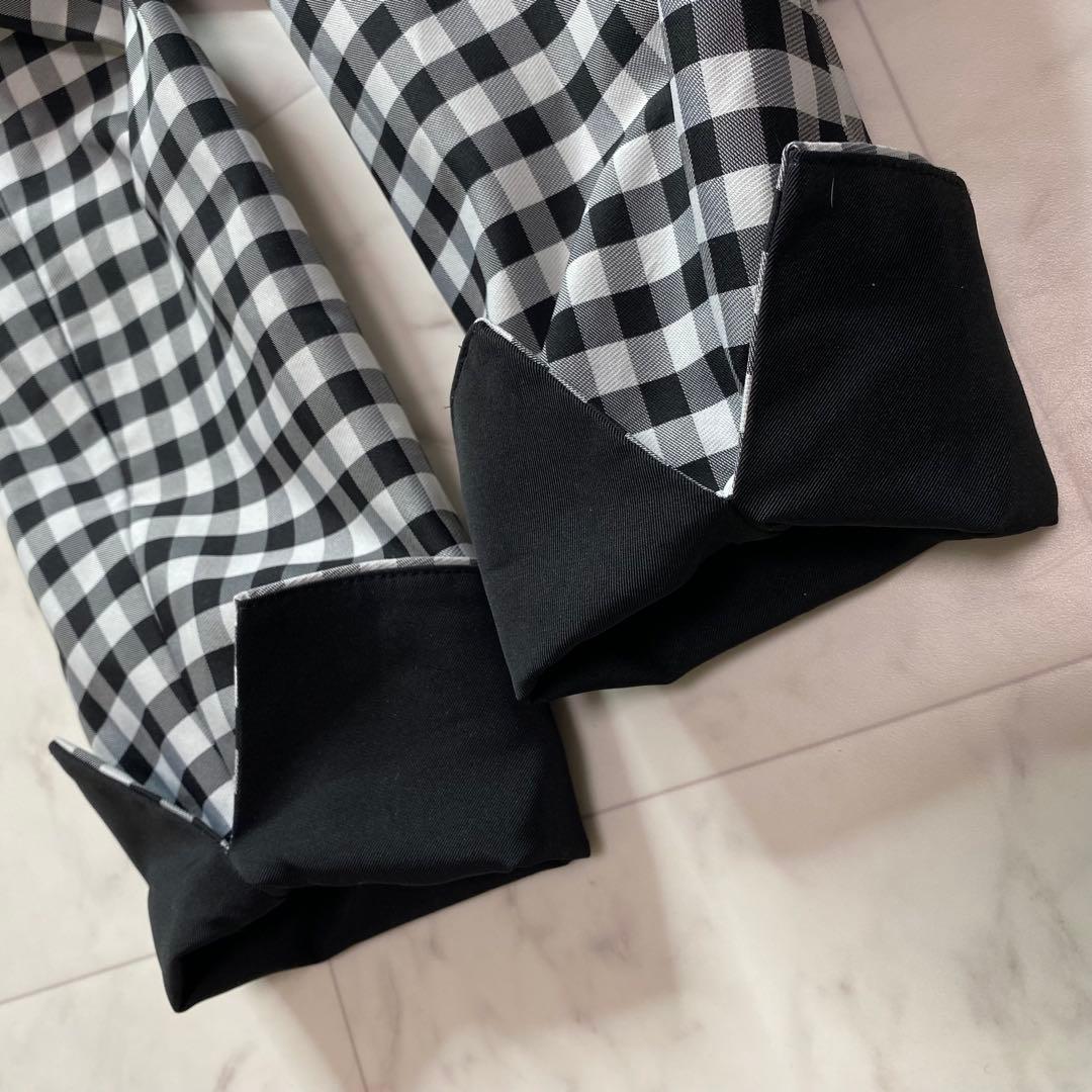 美品✨JENNE ジェンヌ　ライナー付きフレアトレンチコート　ギンガムチェック