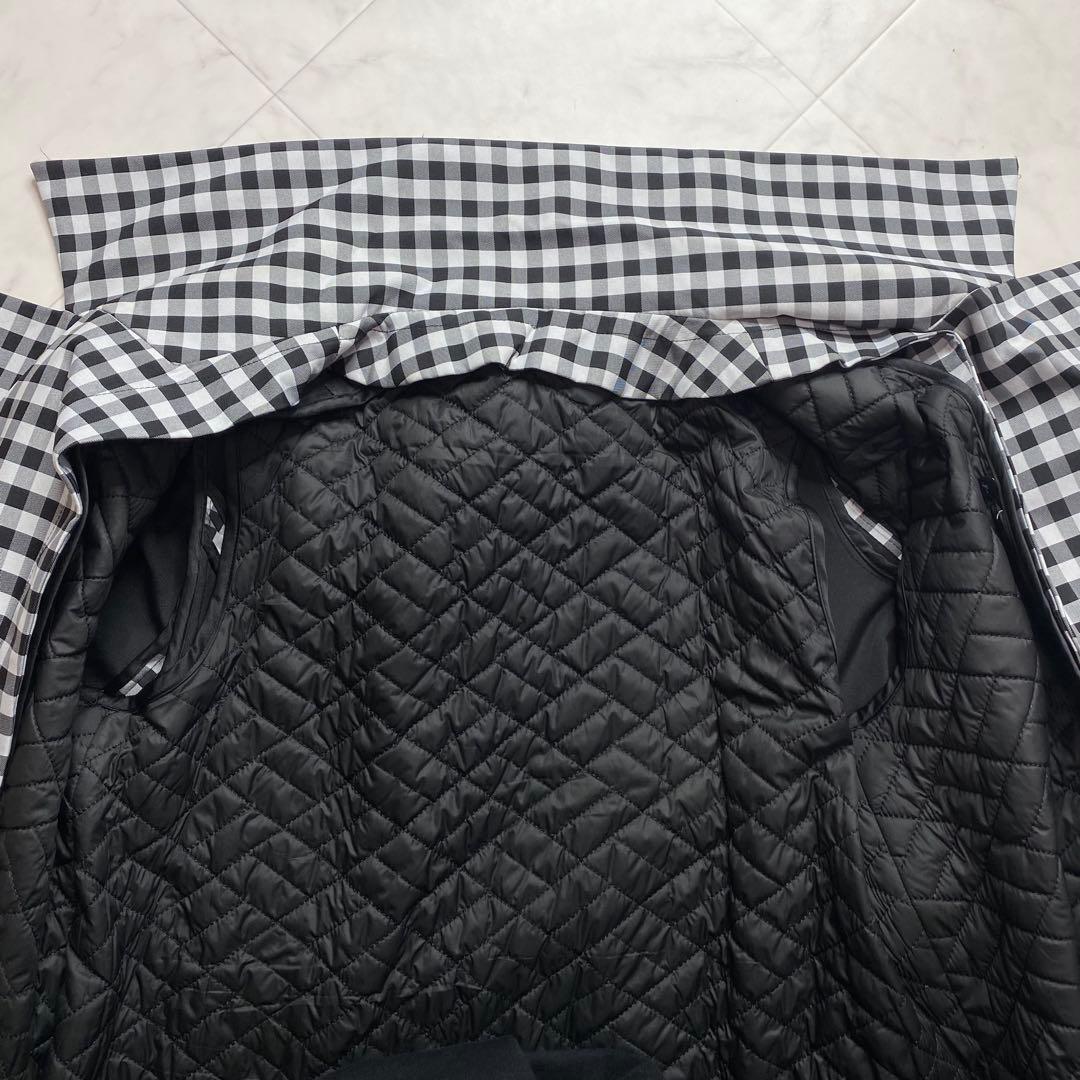 美品✨JENNE ジェンヌ　ライナー付きフレアトレンチコート　ギンガムチェック