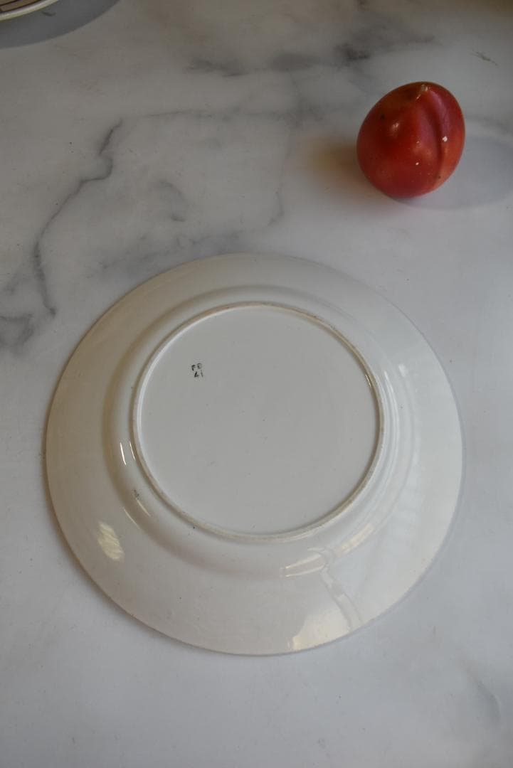 2枚組　バドンヴィレー　バスク皿　22.5㎝　フランスアンティーク