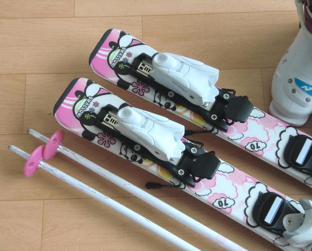 ■■11月限定■送料無料■SWALLOW■子供用スキーセット板70/靴16.5■