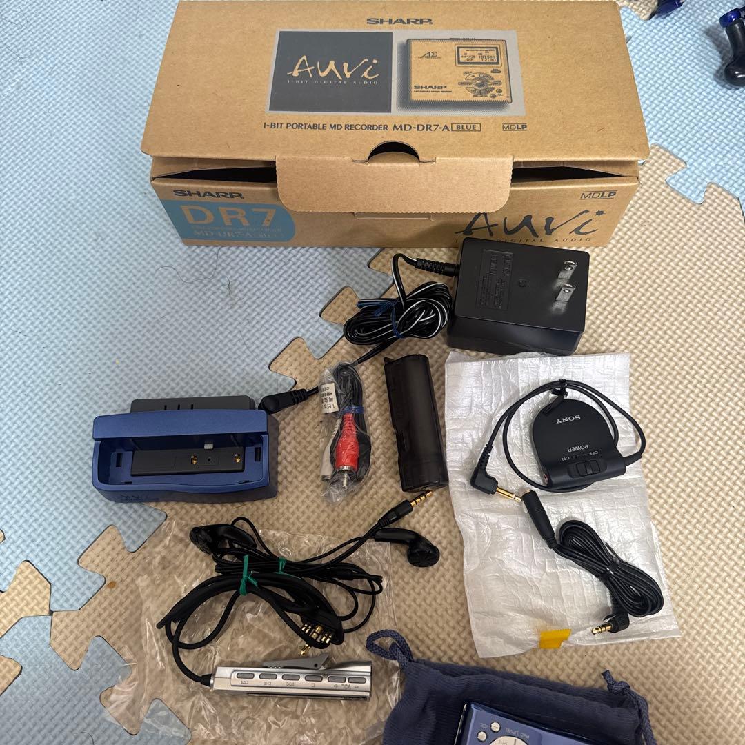 SHARP シャープ MD-DR7-A (ブルー) MDレコーダー
