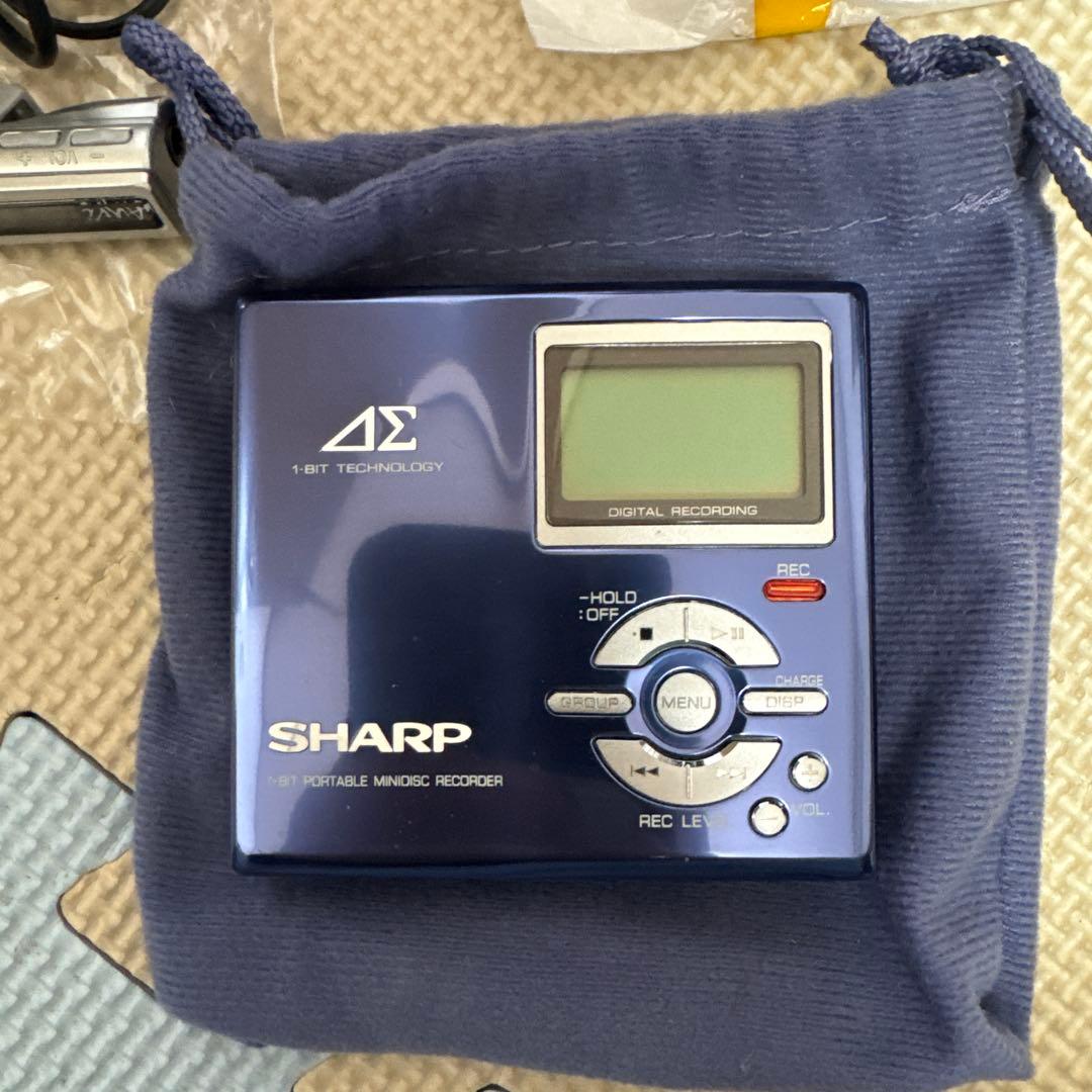 SHARP シャープ MD-DR7-A (ブルー) MDレコーダー