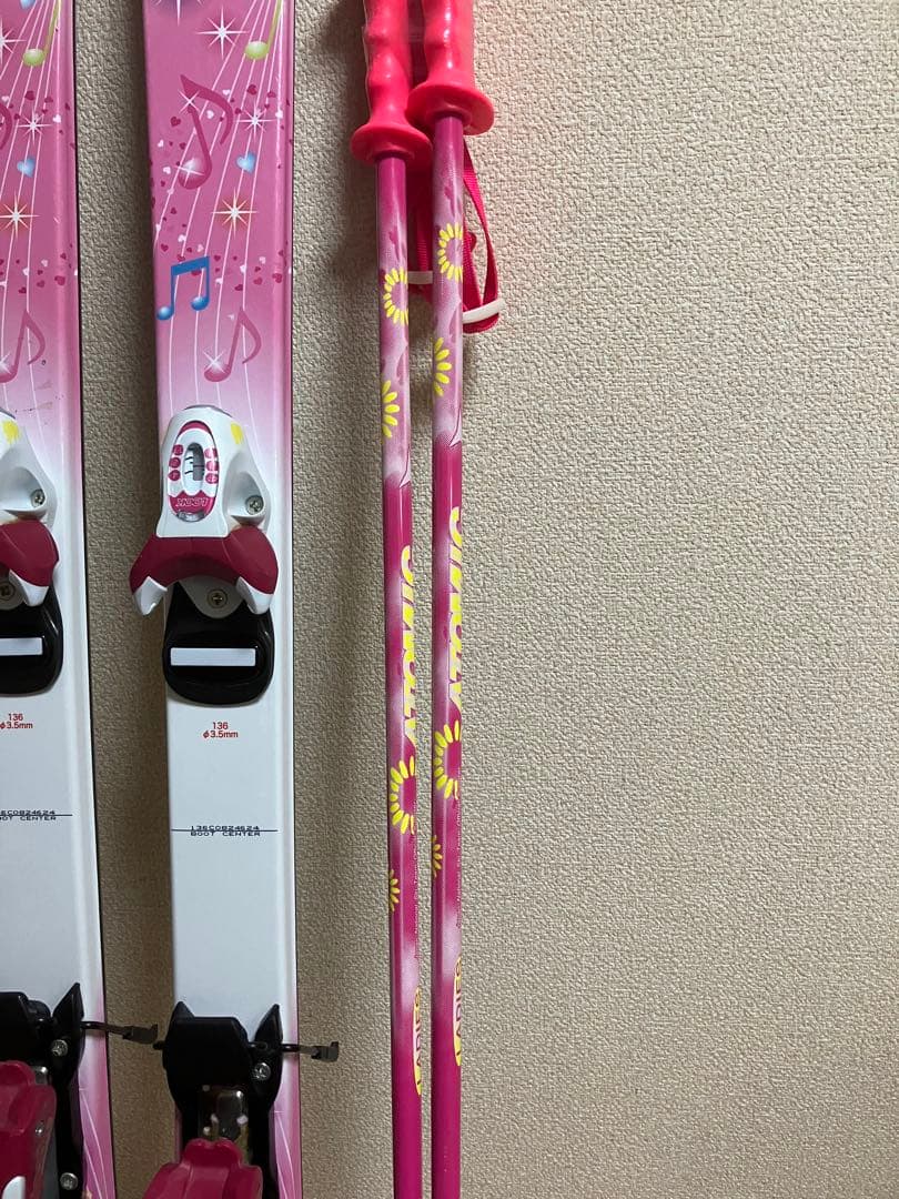 ジュニアスキーセット 板138㎝　ブーツ24㎝　キッズ　女の子