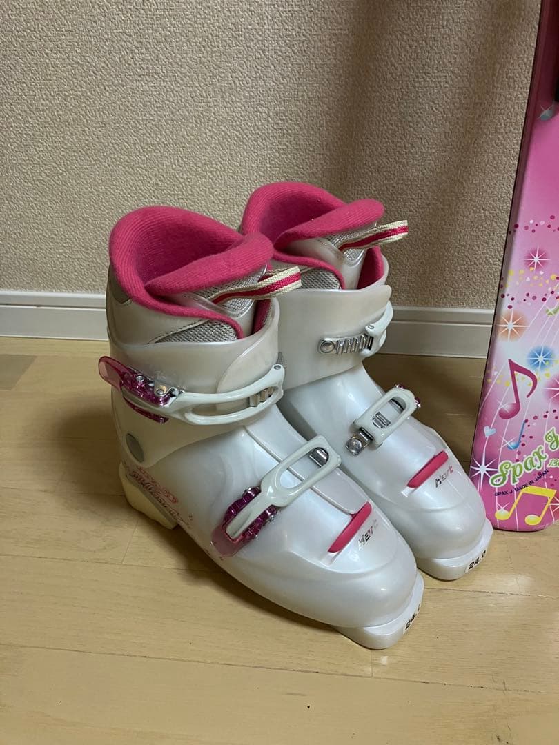 ジュニアスキーセット 板138㎝　ブーツ24㎝　キッズ　女の子
