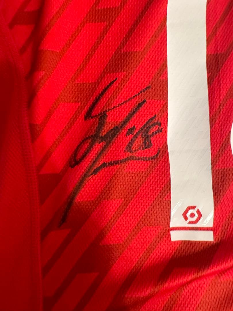 送料無料 南野拓実 ASモナコ 直筆サイン入りユニフォーム（公式購入） 残り3日