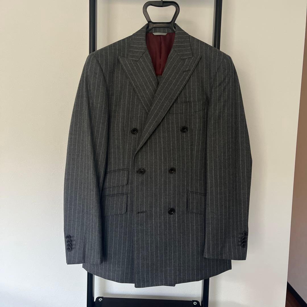 麻布テーラー　ダブルスーツ