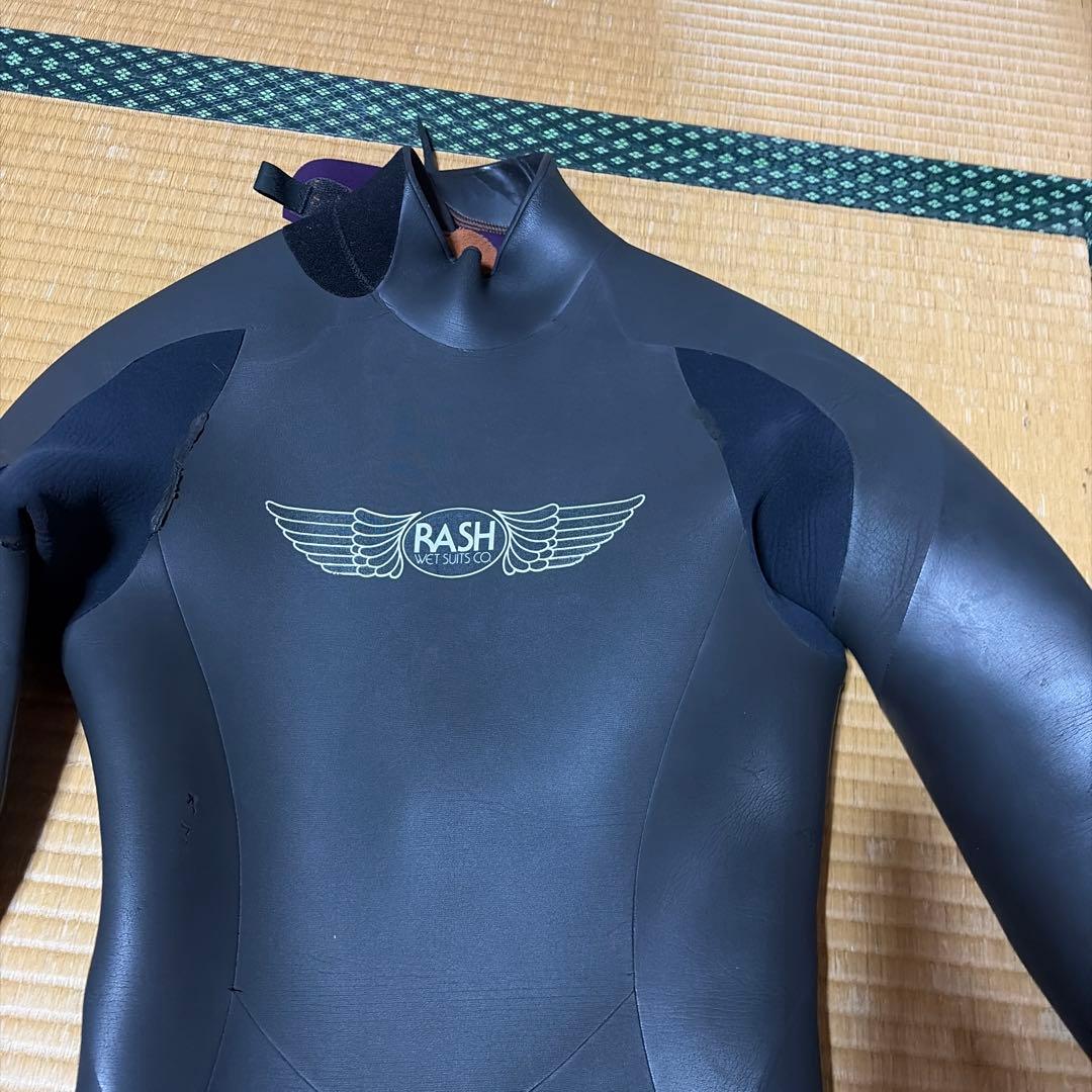 RASH ウェットスーツ フルスーツ　ブラック 5mm/3mm MLサイズ