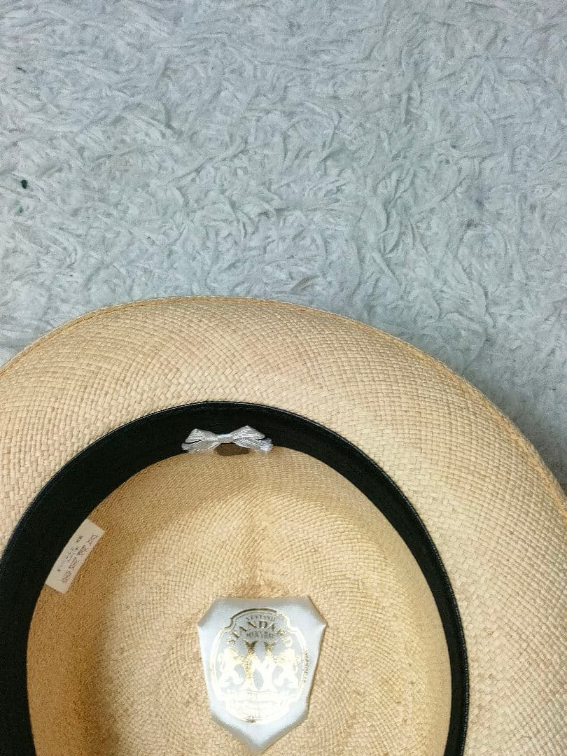 未使用　本パナマ　ハット　パナマハット