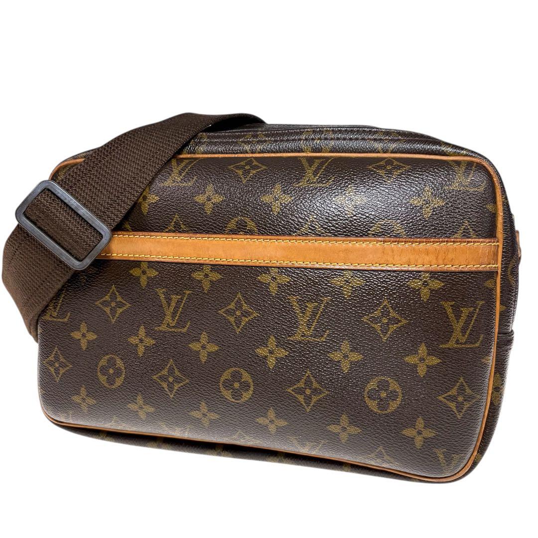 美品 LOUIS VUITTON モノグラム リポーターPM a1031