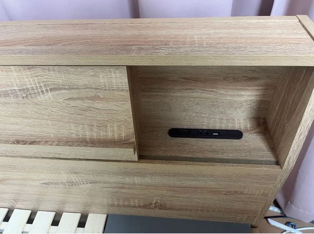 大特価大幅値下げ⭐︎美品⭐︎大容量収納付きシングルベッド USBポート付き