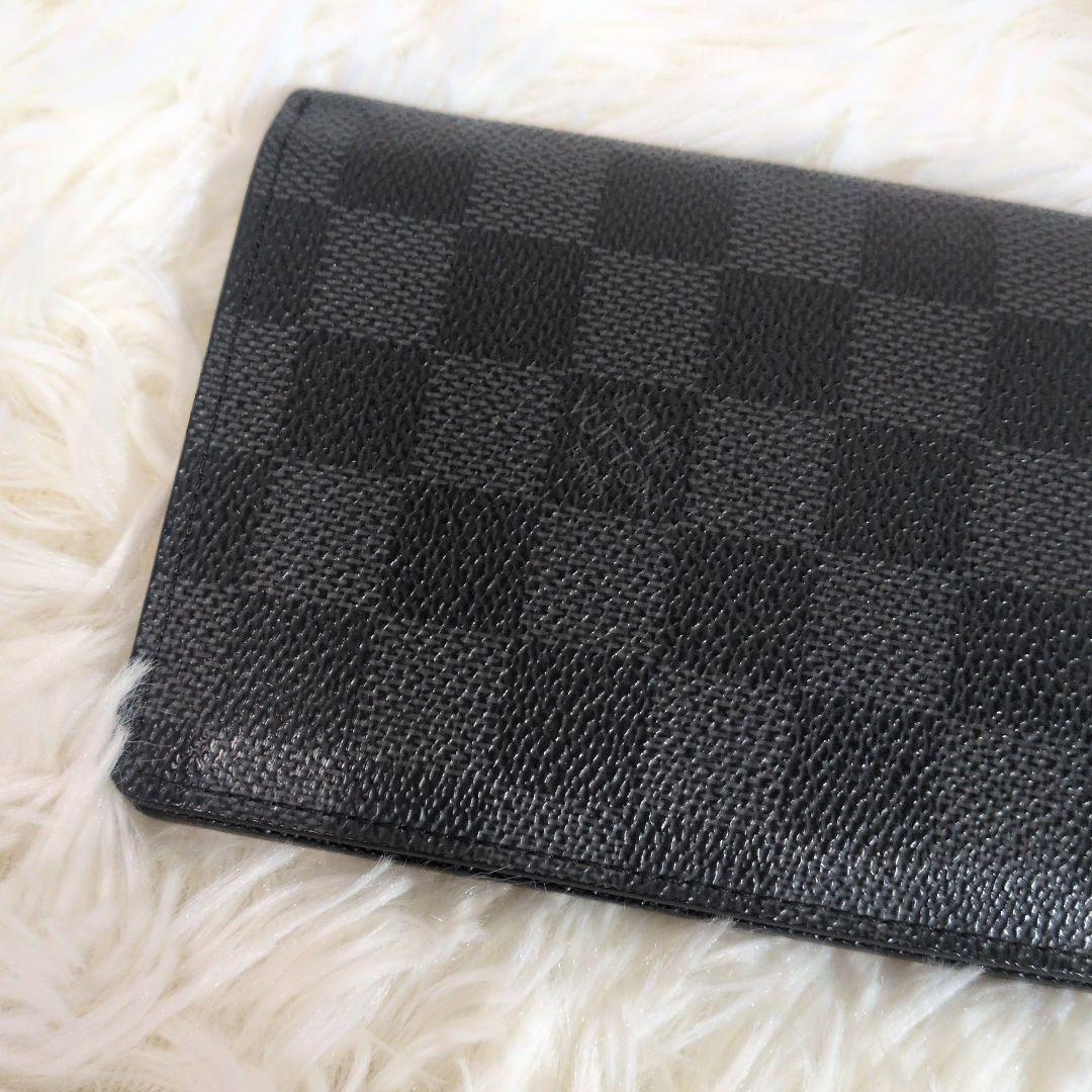 Louis Vuitton ルイ・ヴィトン ダミエ ブラック 二つ折り財布