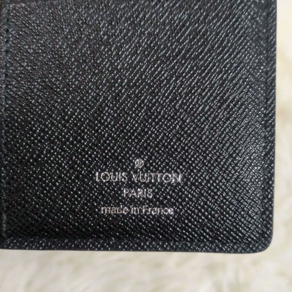 Louis Vuitton ルイ・ヴィトン ダミエ ブラック 二つ折り財布