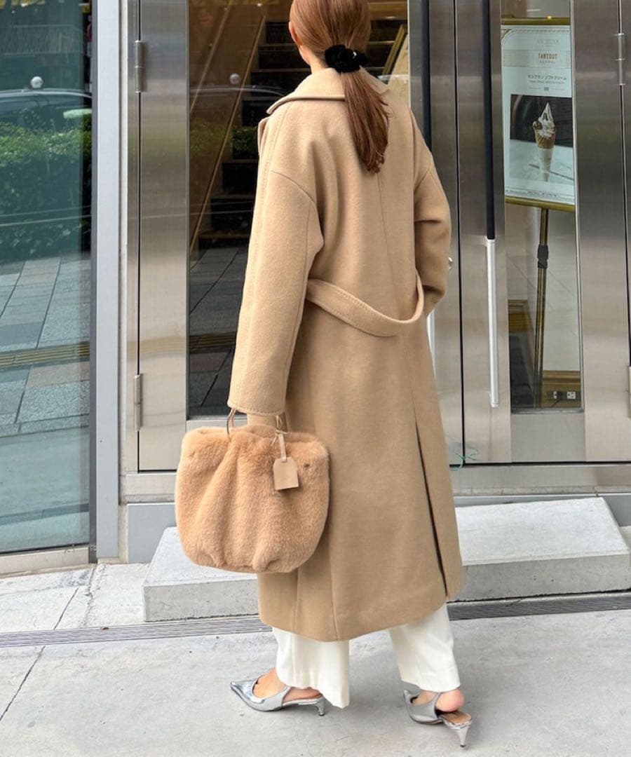 NOLLEY'S ハンドステッチベルテッドコートRavissantLaviere