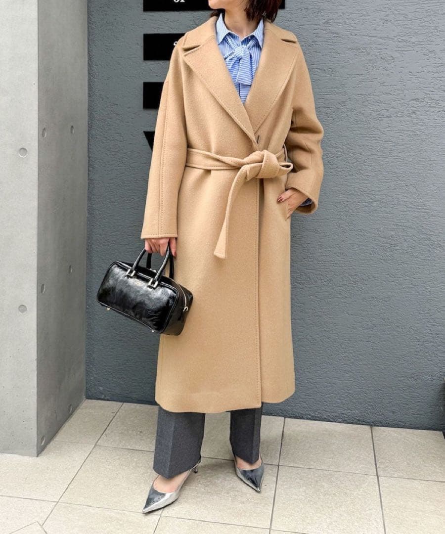 NOLLEY'S ハンドステッチベルテッドコートRavissantLaviere