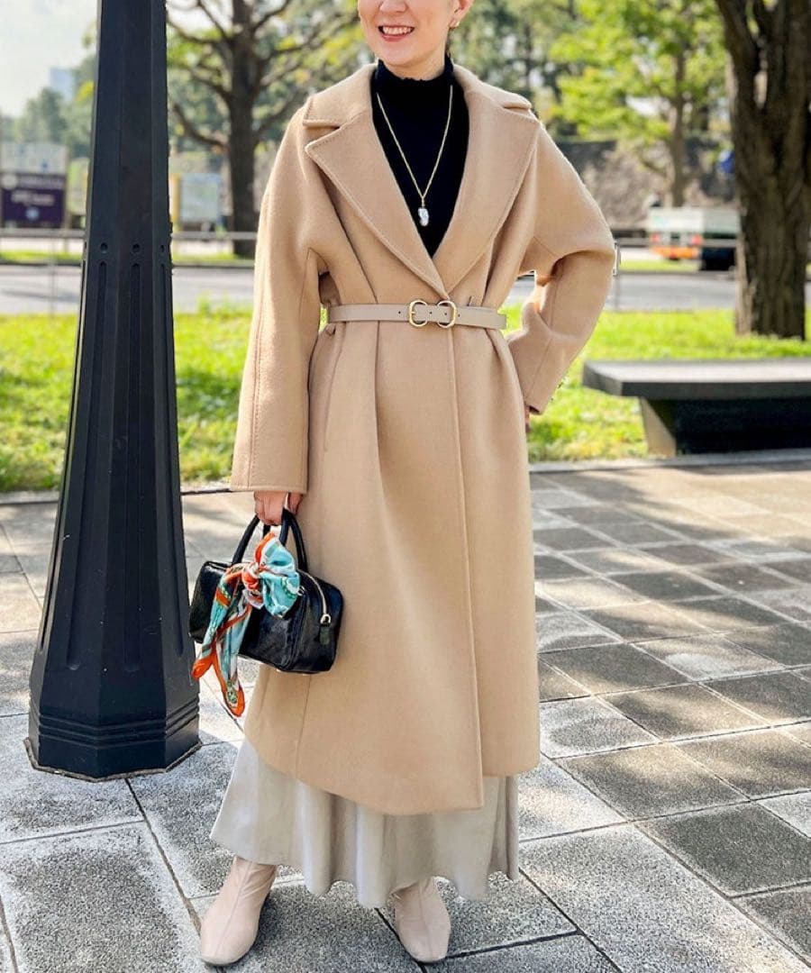 NOLLEY'S ハンドステッチベルテッドコートRavissantLaviere