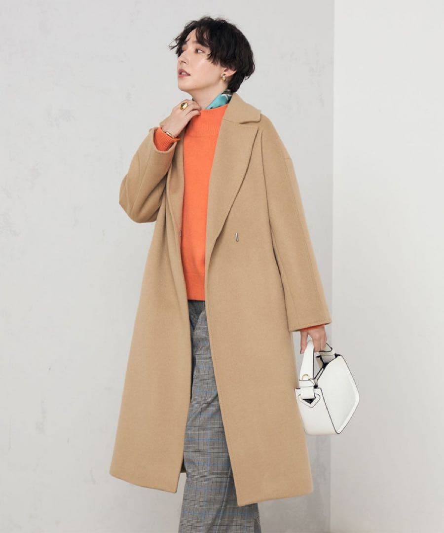 NOLLEY'S ハンドステッチベルテッドコートRavissantLaviere