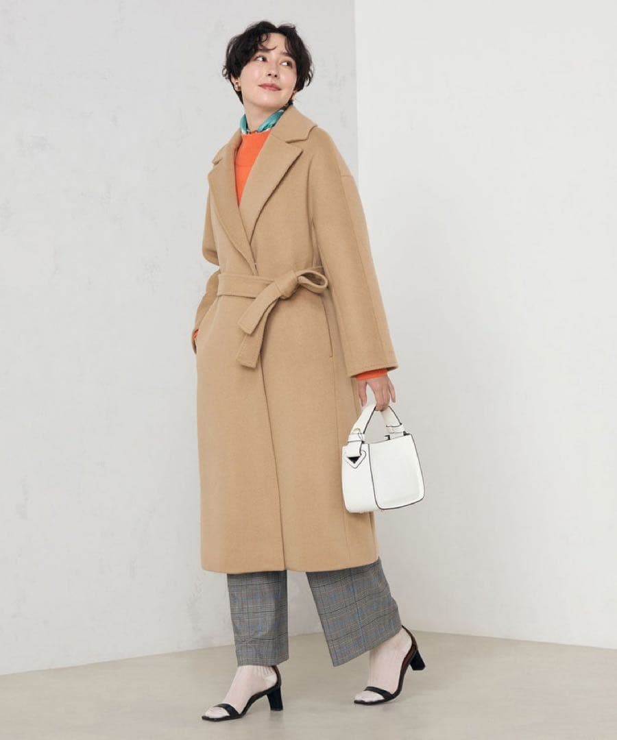 NOLLEY'S ハンドステッチベルテッドコートRavissantLaviere