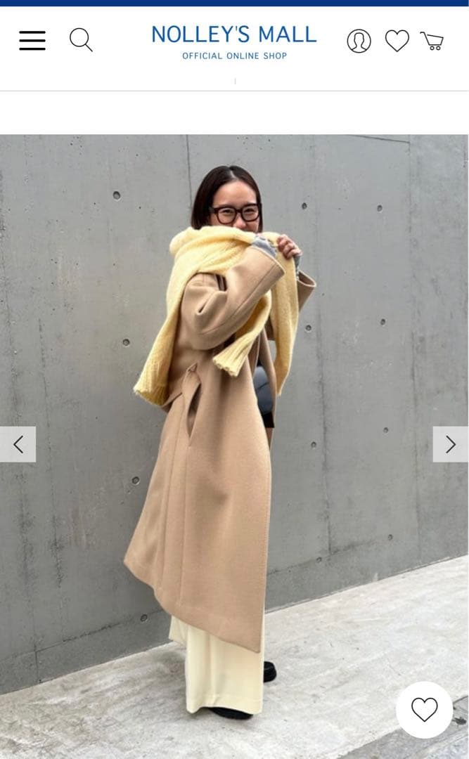 NOLLEY'S ハンドステッチベルテッドコートRavissantLaviere