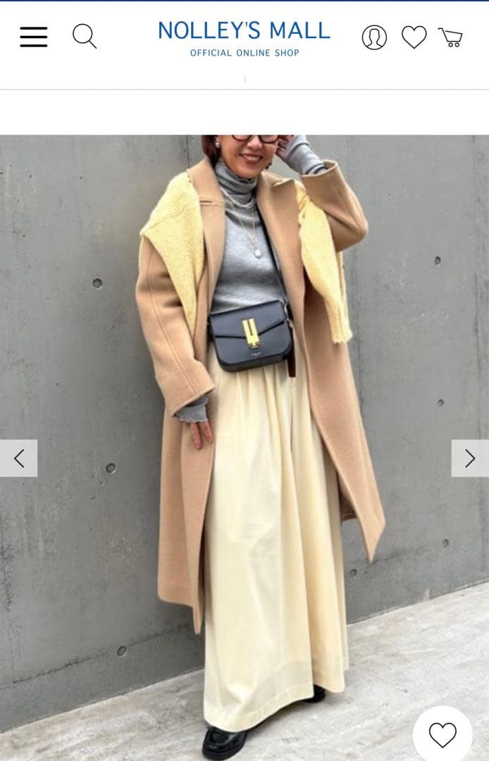 NOLLEY'S ハンドステッチベルテッドコートRavissantLaviere