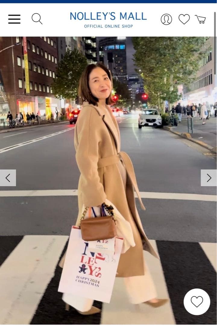 NOLLEY'S ハンドステッチベルテッドコートRavissantLaviere