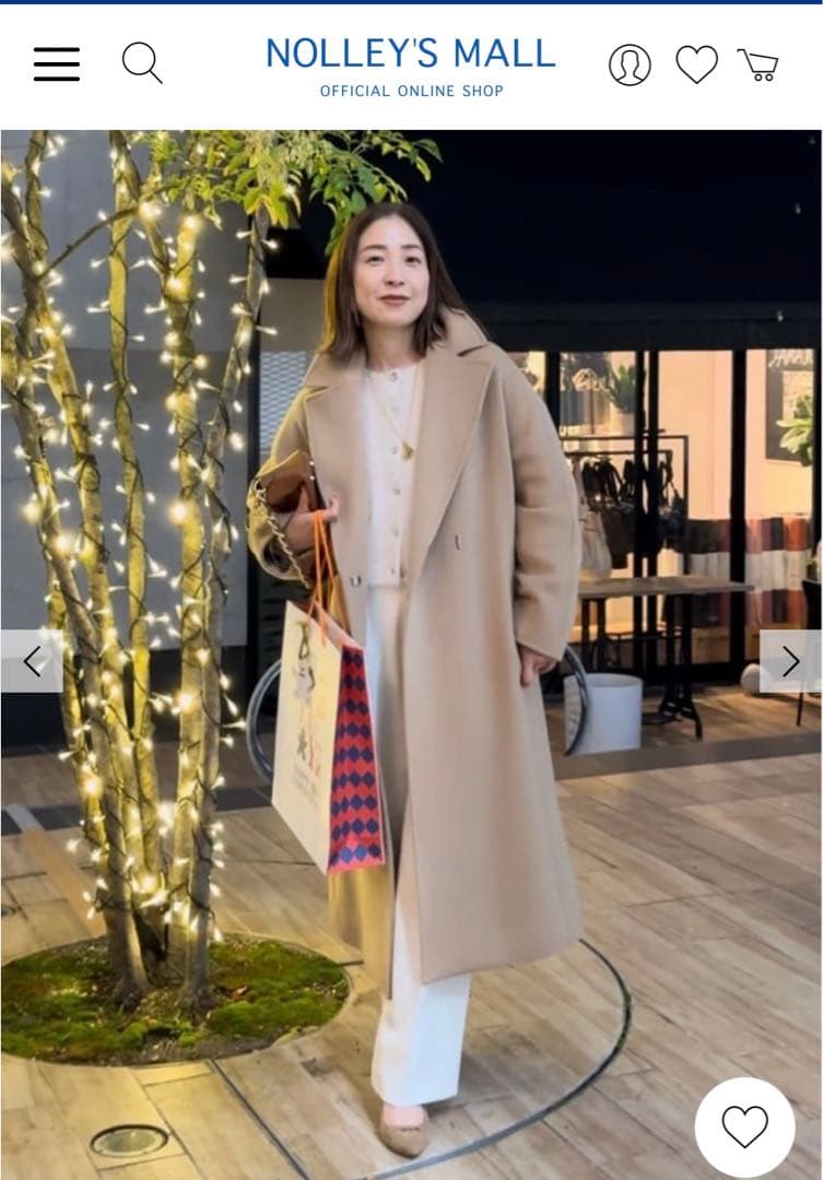 NOLLEY'S ハンドステッチベルテッドコートRavissantLaviere